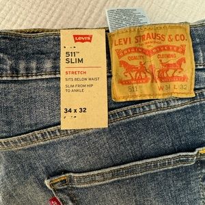 Levi’s 511 Slim Stretch 34 x 32 Men’s Jeans
